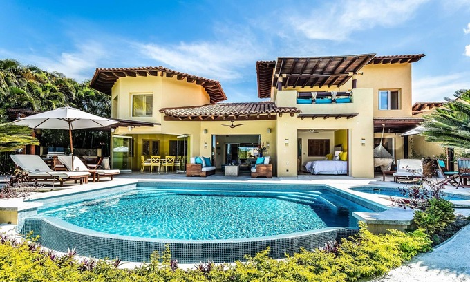 Punta de Mita Villa | 6-bdr Luxury Villa at Las Palmas Punta Mita - Ocean & golf views - sleeps 15
