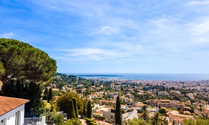 Le Cannet Villa | 6-bedroom villa, private pool, panoramic view (sea, mountain & over all Cannes)