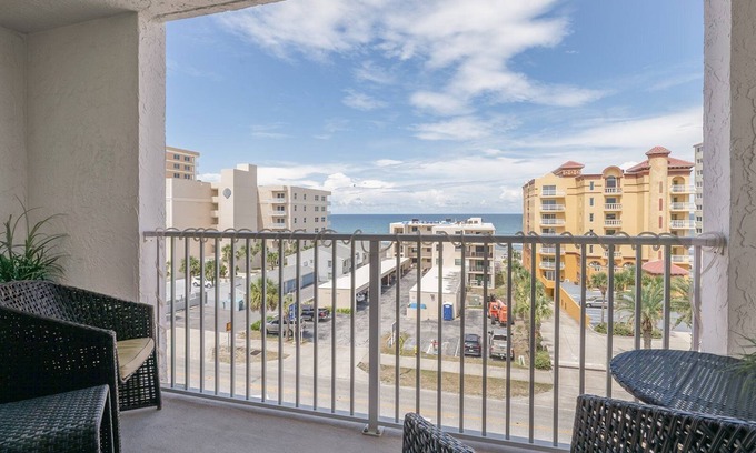 Ocean View Halifax Estates Condo | 608 Ocean Terrace - Daytona Beach Oceanfront Vacations, Inc