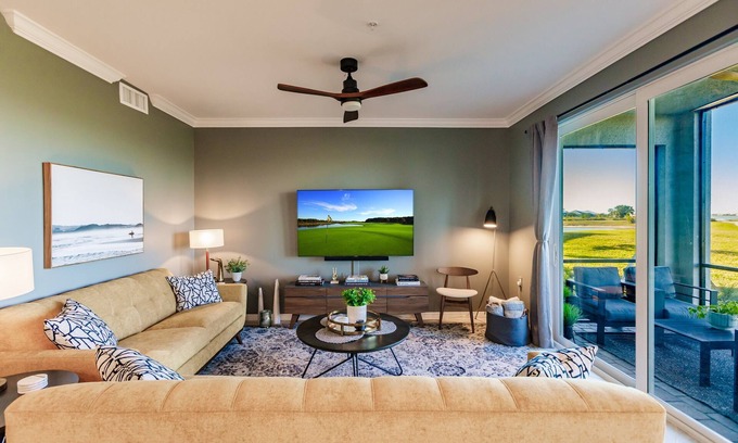 Biggar Condo | 613 Babcock Ranch, in Babcock National- chef's dream 2/2, sits on 10th hole