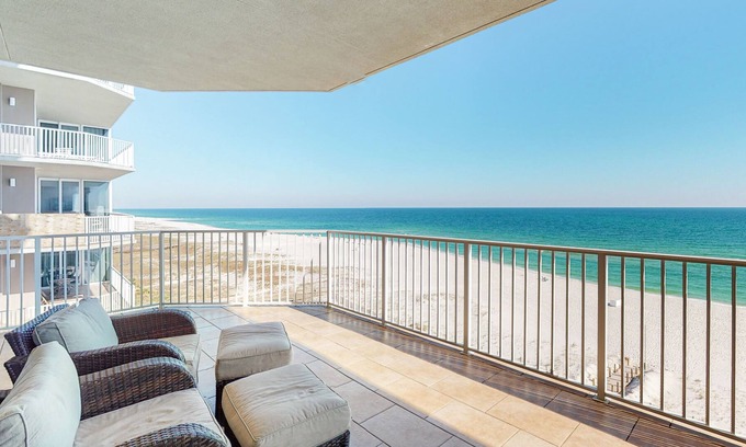 Ono Island Condo | 6th Floor Views, Spacious Wrap-Around Balcony, and more!