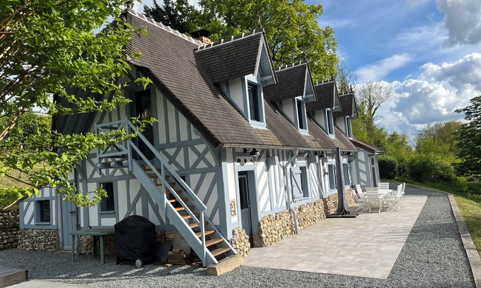 Saint-Andre-d'Hebertot House | 7 min Pont l'évêque, 20min Honfleur, Exceptional view, Quiet,Nature,Premium
