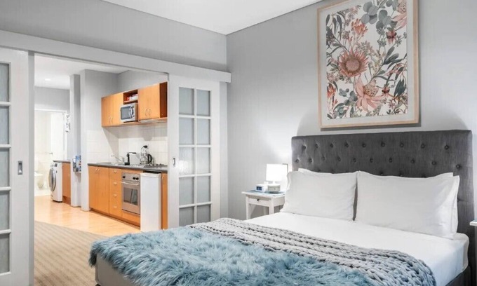 Perth Central Business District Apartment | 708 Enchanting Urban Oasis 1BR+Balcony CBD