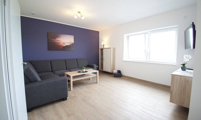 Norddeich Apartment | 71 m² Fewo, 4 Personen , 1 Schlafzimmer, Wohnschlafzimmer