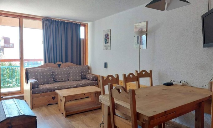 Arc-1800 Apartment | 7th floor, balcony, tv, 40m², Les Arcs