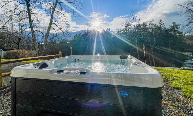 Ellenville Other | 8 Bedroom- 1880 Farmhouse w/ Hot Tub on a stream, sleeps 24 , 6 acres