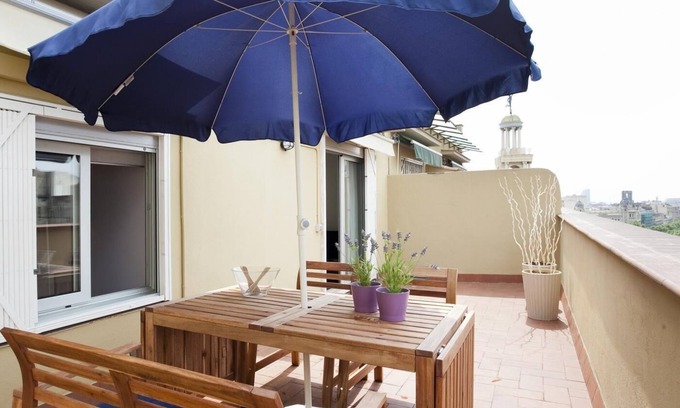 Eixample Apartment | 842 Las Ramblas Penthouse w/Terrace II