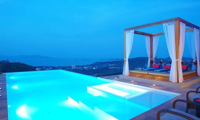 Bophut Hills Villa | 9 Br Sea View Villa Blue ~ 5* with staff