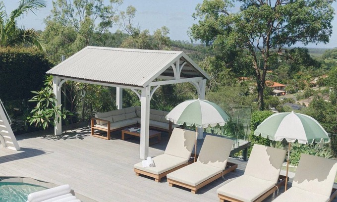 Pacific Pines House | A Coastal Hampton's style oasis!