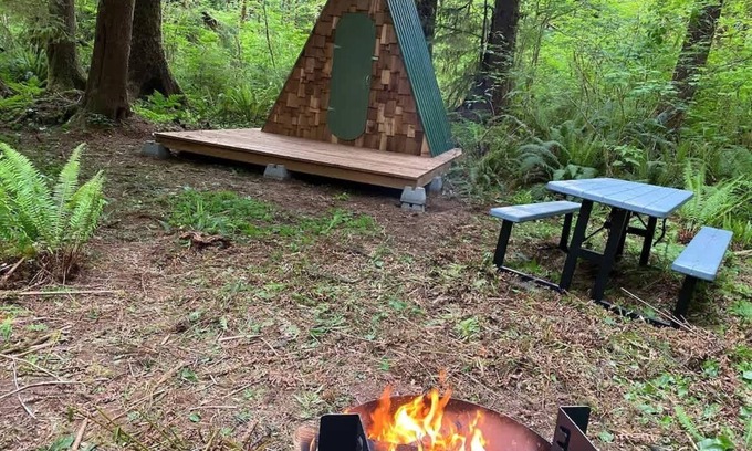 Forks Apartment | A-Frame #17 Shelter near Olympic National Park