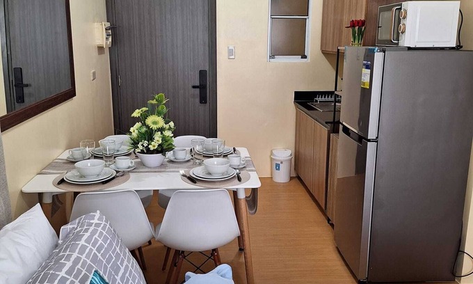 San Dionisio Condo | A Fully Furnished Studio Unit with Little Balcony ,Kitchenette, Dining & Living.