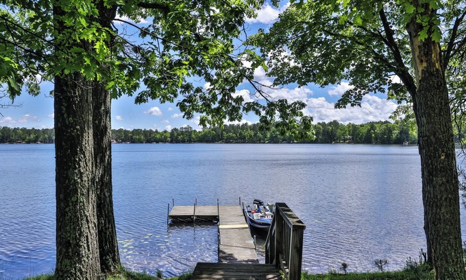St Germain Cottage | A large 3 bedroom vacation home directly on the lake shore.