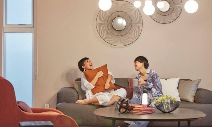 Karimata House | A luxurious inn with a coralcolored interiorEmer/Miyakojima Okinawa