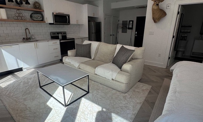 Saratoga Springs Apartment | A luxury studio apartment on broadway in Saratoga Springs!