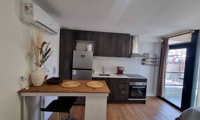 Pocitos Apartment | A modern loft with a smart key system, located close to a Mall and beaches.