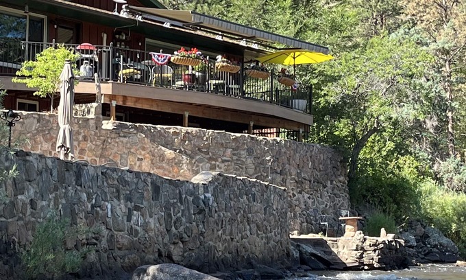 Poudre Park House | A private, Poudre River paradise! Relax in style & comfort, and bring your dog!