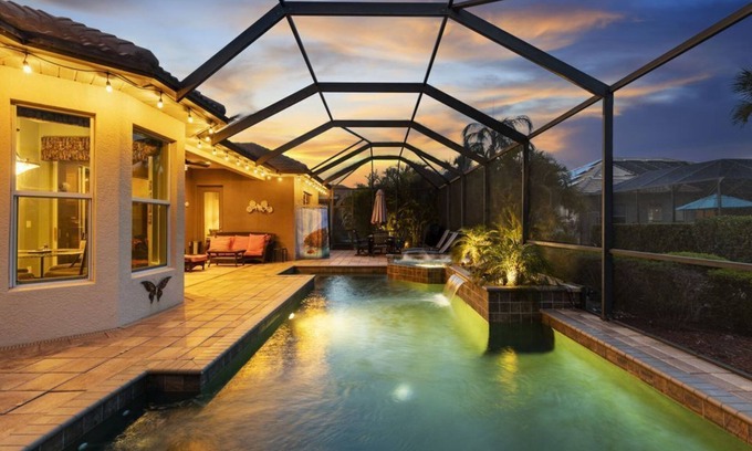 Nokomis House | A rare gem! Stunning water-view executive home w/heated-salt-water pool and spa