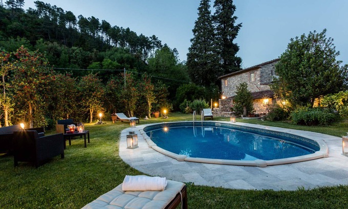 SantʼAndrea di Compito Villa | A secret sweet idyllic retreat for 2 couples with private pool & air conditionin