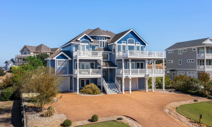 Corolla House | A Shore Thing: Private Pool, Elevator, Hot Tub