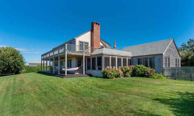 Madaket House | A True Madaket Gem-Direct Water Views, Pool & Option to Add 3 Bedroom Cottage