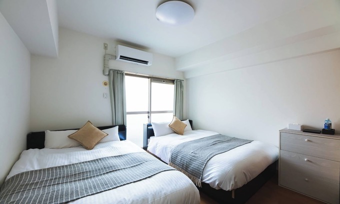 Hakata-ku Apartment | A202 Hakata sta8minwalkFree WiFiMAX 5PAX/Fukuoka Fukuoka