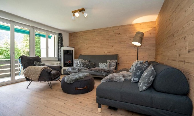 Engadin Scoul Apartment | AAA Chalet Allegra RoJo with Mountain view