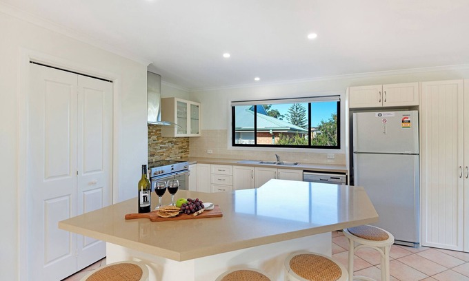 Vincentia Apartment | Above by Sanddancers - light, spacious apartment, short walk to beach
