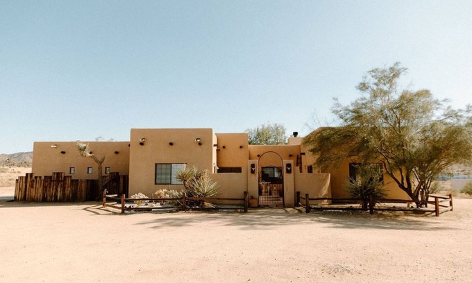 Yucca Valley Villa | Acres of private Oasis. Sit in the Sauna, Soak under stars, Refresh with a dip.