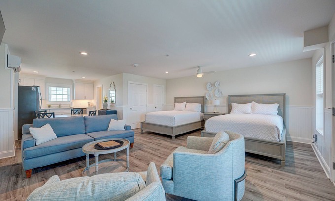 Surf City Apartment | Adjacent 2nd Floor: 2004 (Queen) & 2005 (Queen)