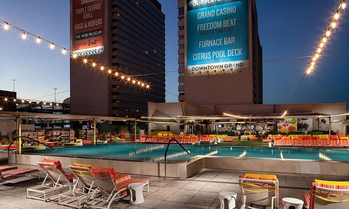 Downtown Las Vegas Apartment | Adventure Awaits! 2 Convenient Units! Rooftop Pool, Pets Allowed, Parking!