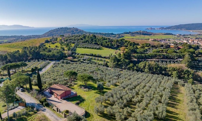 Orbetello House | Affitti Brevi Toscana - La vista su Talamone