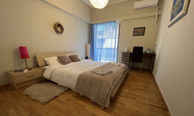 Ano Patisia Apartment | Agios Eleftherios metro st. 2 bedrms 4 pers. flat