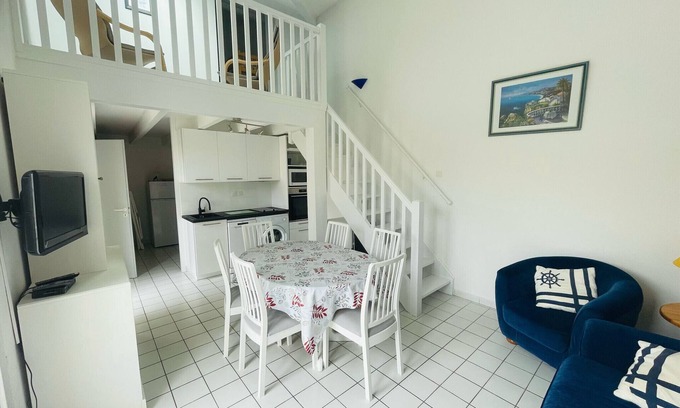 Biscarrosse Plage House | Agréable pavillon 6 personnes dans résidence avec piscine (009)