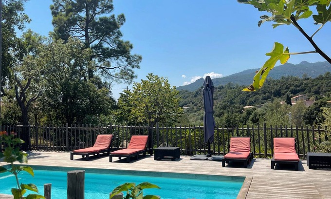 Lecci Villa | AIR-CONDITIONED VILLA 6 PEOPLE HEATED PRIVATE POOL NEAR PORTO-VECCHIO