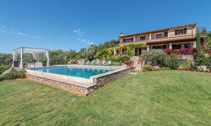 Pollensa Villa | Air-conditioned Villa with Generous Pool, Terrace, Gorgeous Garden, and Wi-Fi
