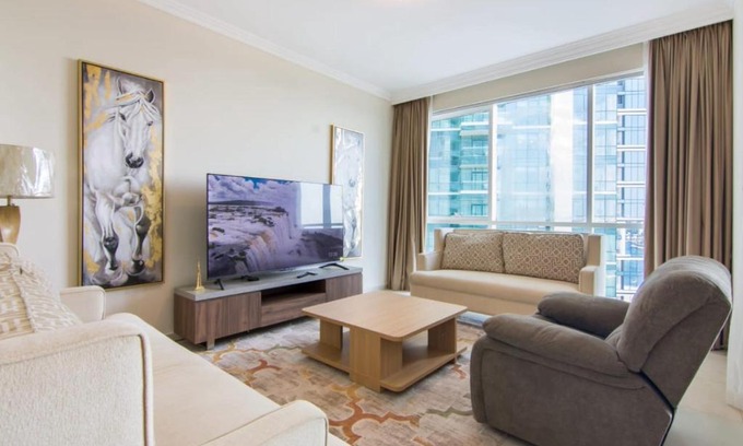 Dubai Marina Apartment | Al Bateen Residences, JBR- Stunning 2-BR Apartment with Sea View