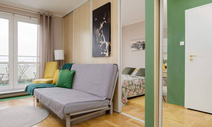 Muranow Apartment | Al. Jana Pawła II 80 | Cosy apartment | Balcony