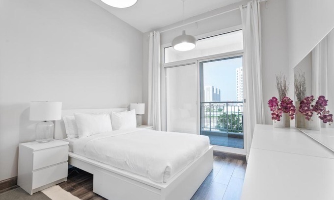 Dubai Apartment | Aliving Elegant 1BR at Liwan Mazaya-11