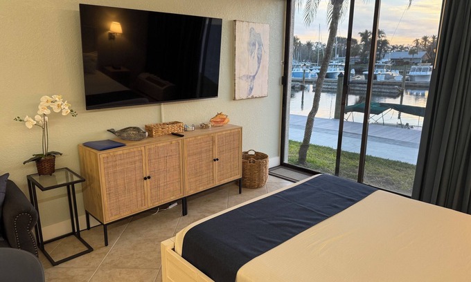 Trailer Estates Hotel | ALL-NEW Waterfront Room, Heated Pool, Tiki Bar/Grill