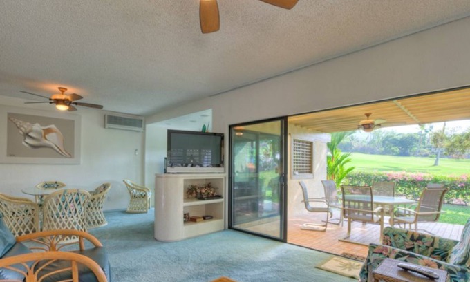 Kahaluu-Keauhou House | Aloha Condos, Kona Coast Resort, Townhome 4-102, Ocean View, AC