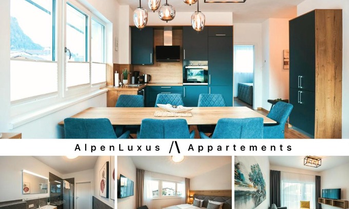 Schlitters Apartment | AlpenLuxus presents - MARIAS Zillertalblick with Roof Terrace, 3 Bedrooms & Parking Space