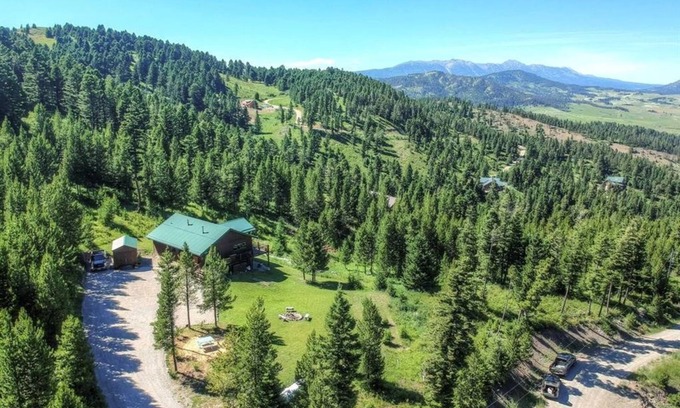 Bozeman Cabin | Alpine Oasis - Cabin in the trees with Bridger Mountain views and a hot tub!