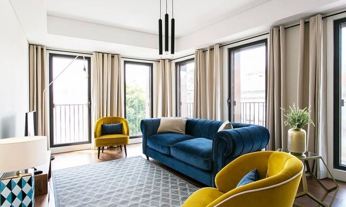 Santo Amaro Apartment | ALTIDO Astonishing 3BR Apt w/view & free parking nearby Lisbon Congress Centre