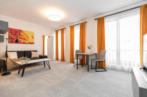 Banska Bystrica Apartment | ALURE RESIDENCES 12 & 24h self check-in & private parking next to the apartment building included, CITY CENTER right on SNP Square in a quiet passage, new building, best deal in town
