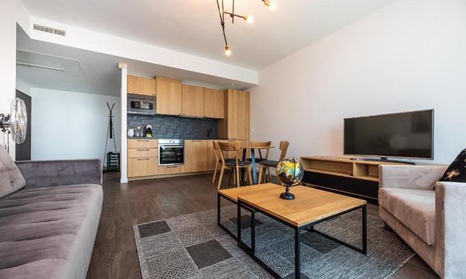 Klaipeda Apartment | Amazing 32nd floor sunset view!
