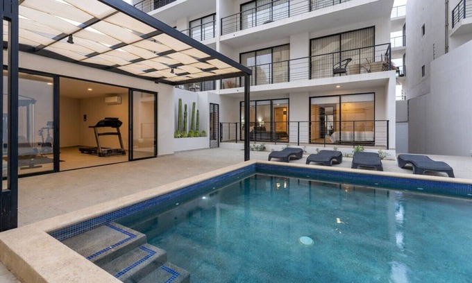 Libertad Apartment | Amazing and New 4BR 5 Min Downtown Cabo Pool/gym