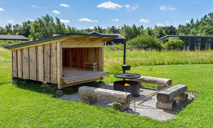 Fjellerup Strand House | Amazing home in Glesborg with sauna