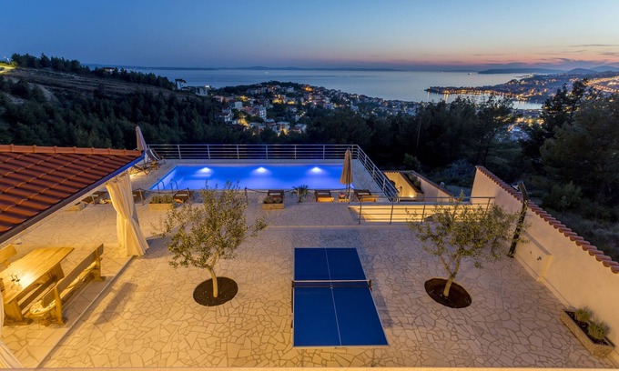 Podstrana Villa | Amazing location with view on town, sea and islands.