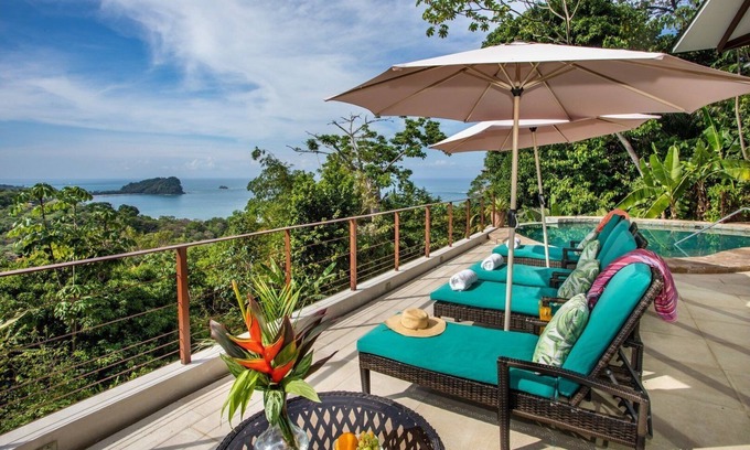 Manuel Antonio House | Amazing ocean views, 6 bedrooms, fully air-conditioned, with private pool