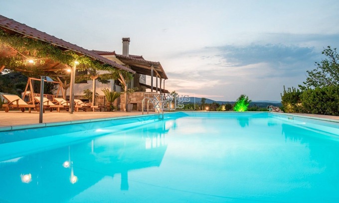 Sithonia Villa | Amazing View by the Pool in Agios Nikolaos II